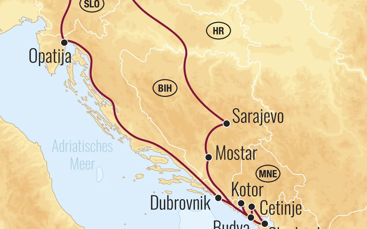 Montenegro - „Perle des Balkan“