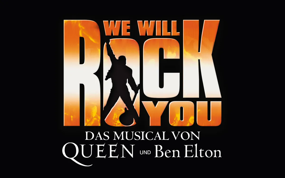Logo des Musicals "We Will Rock You" von Queen und Ben Elton.