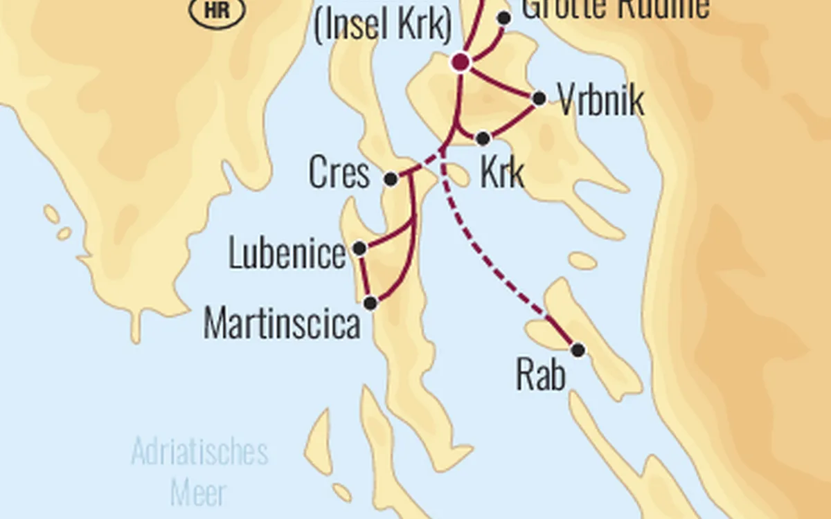 Kvarner Bucht - Inselhüpfen per E-Bike