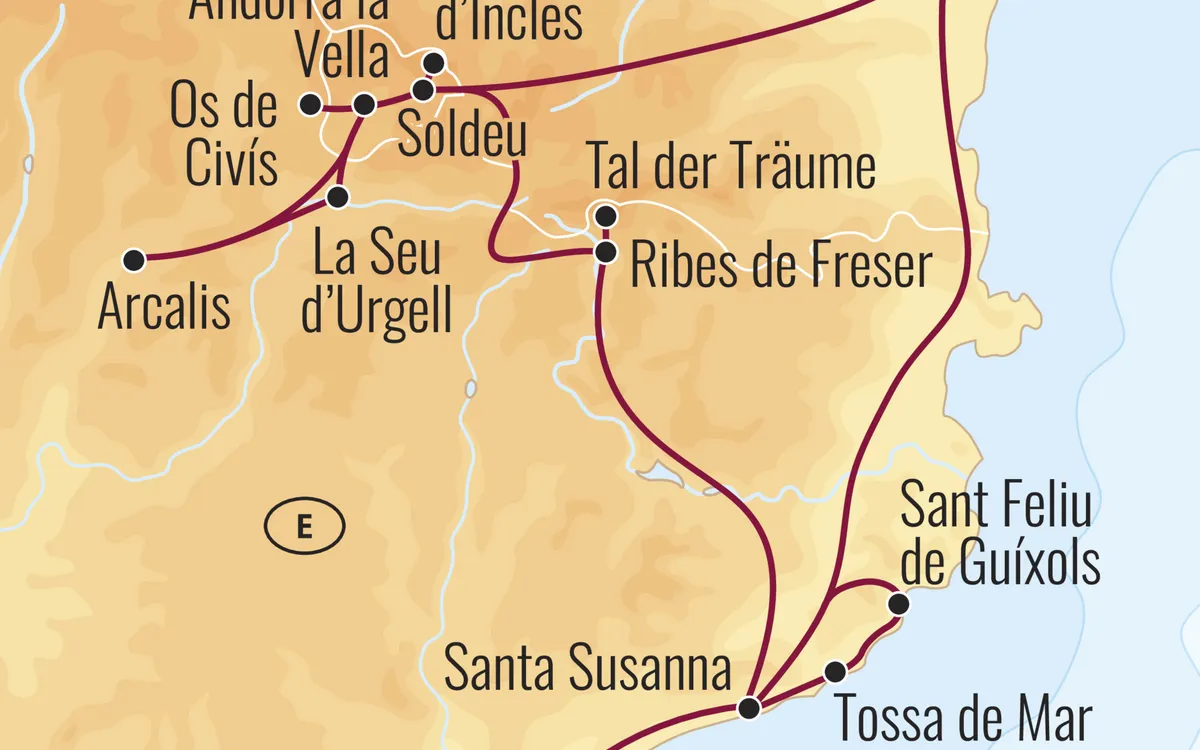 Andorra & Costa Brava mit Barcelona