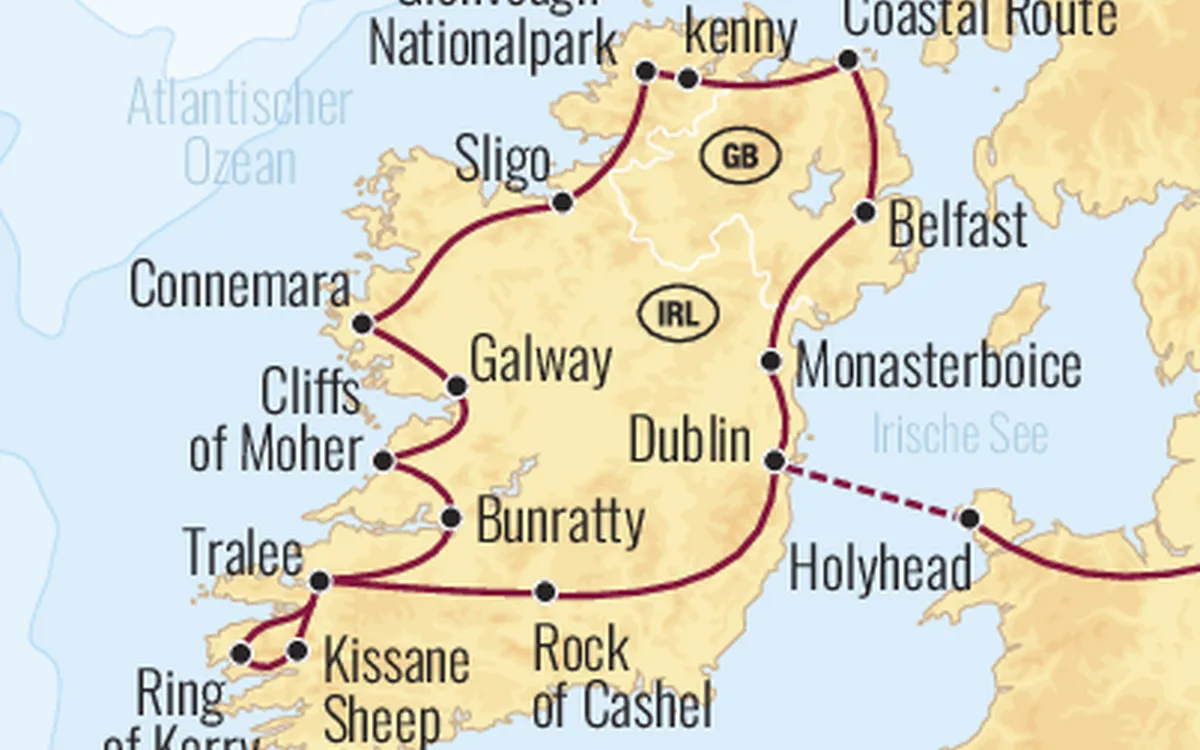 Große Irland Rundreise