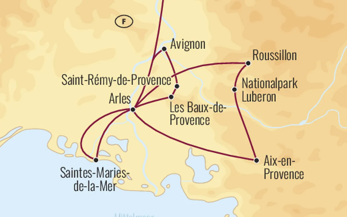 Provence und Camargue