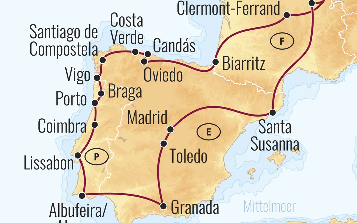Spanien & Portugal Rundreise