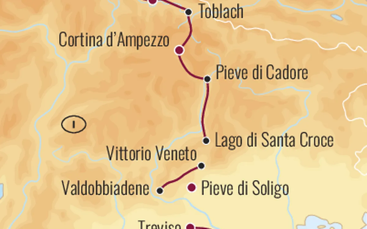 Radeln von Südtirol nach Venedig