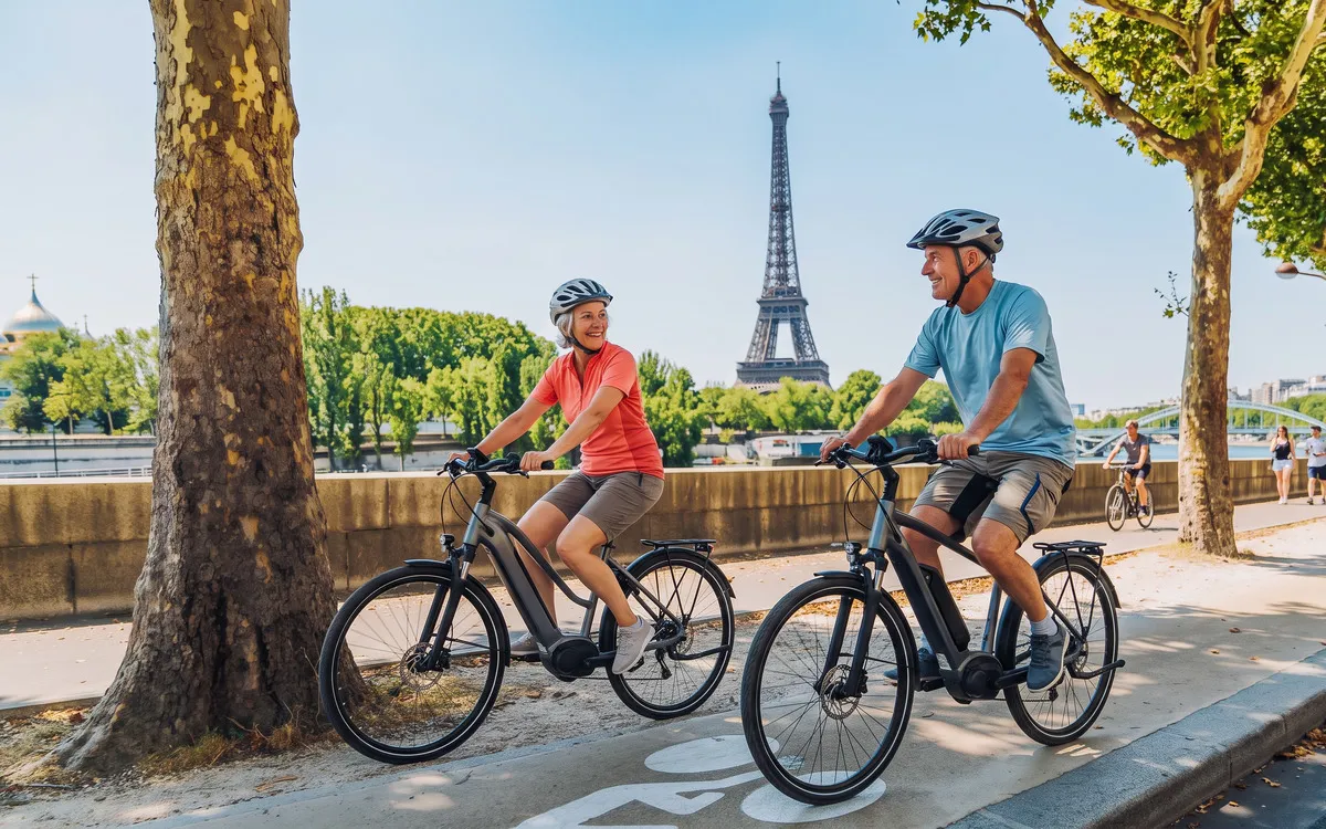 Radfaher in Paris